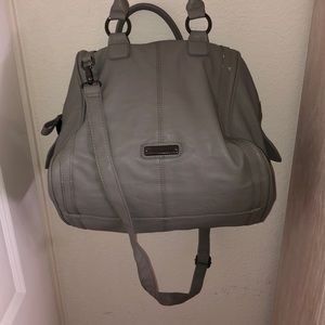 Gray crossbody/purse